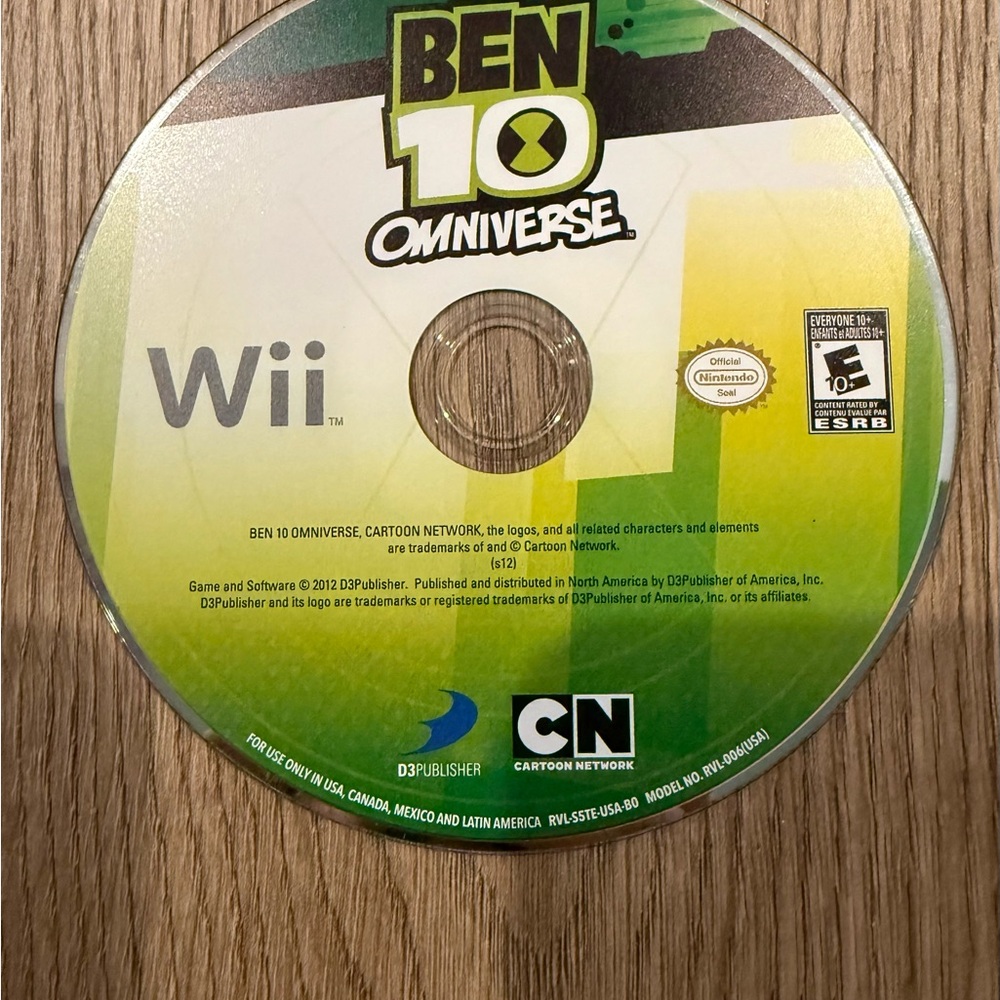 Nintendo Wii Ben 10 Bundle – Omniverse & Vilgax Attacks (Disc Only)